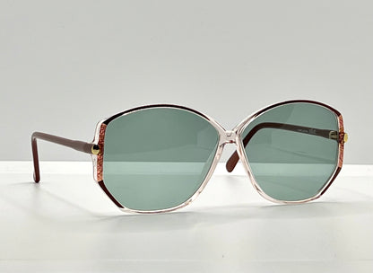 Silhouette SPX M1793 Vintage Sunglasses w/New, Custom Aquamarine Lenses-Deadstock-Austria
