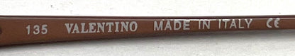 Valentino 5327 OJV2 Y2K Vintage Sunglasses-New Solid Brown Custom Lenses