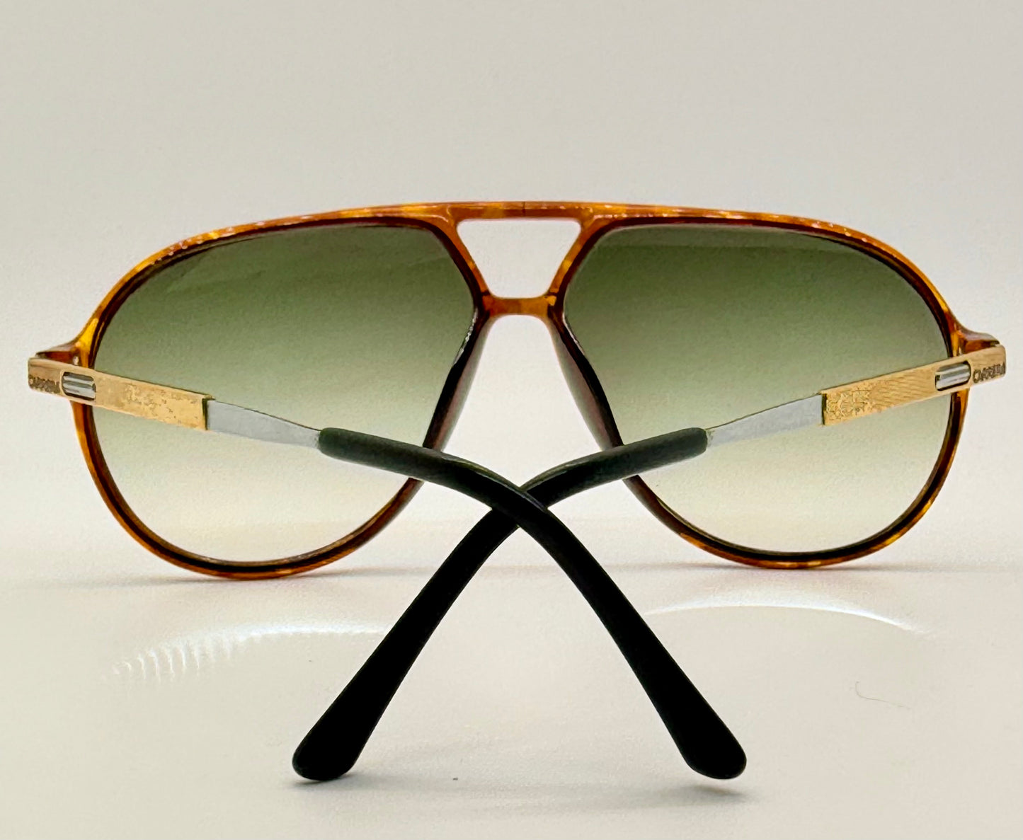 Vintage Carrera 5335 Vario NOS Frame with Custom Gradient Aquamarine Lenses by Berko’s Designs