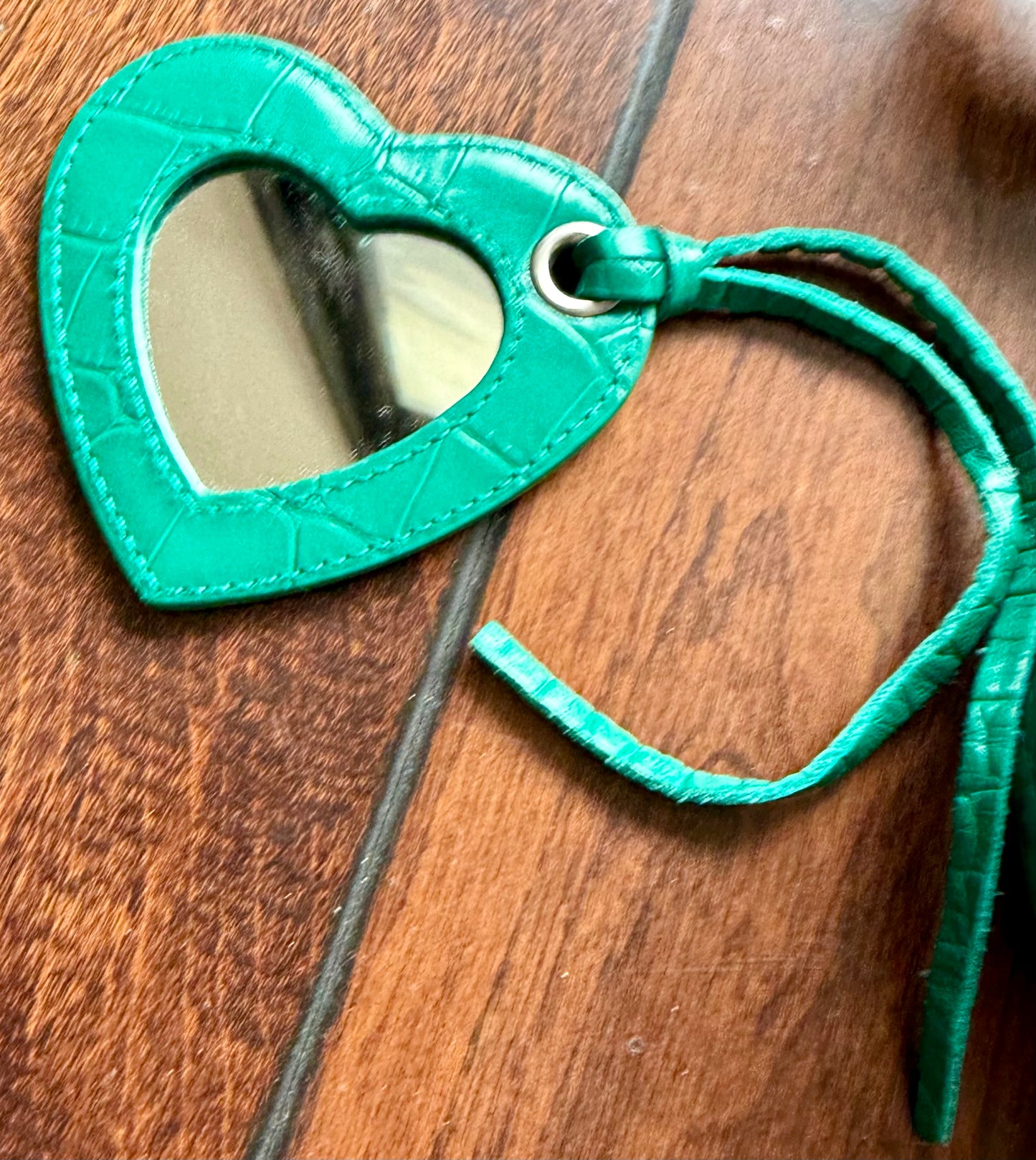 Balenciaga Le Cagole XS Green Croc Embossed Crystal Stud Bag Full Set