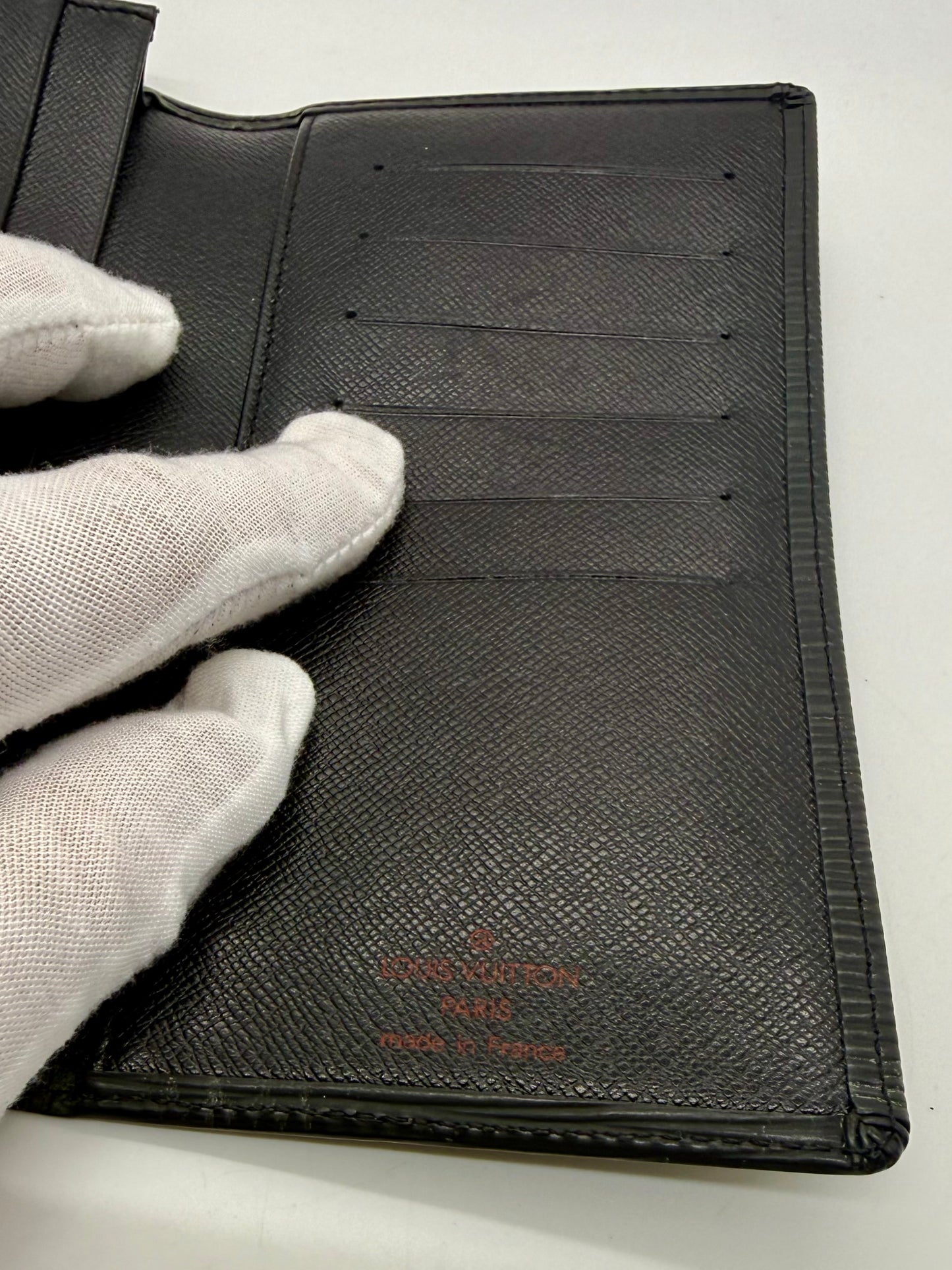 Louis Vuitton Epi 707 Noir Long Wallet 2006 Vintage France