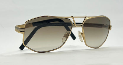 Cazal 9073 COL.001 Gold Black 61-16-140 Made in Germany-Vintage Sunglasses