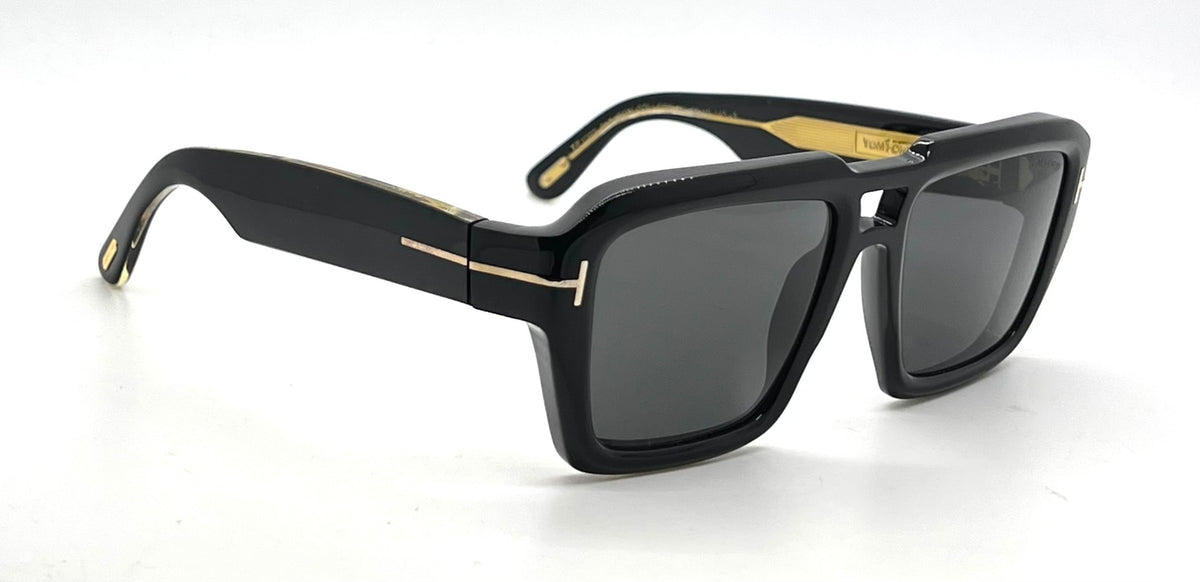 Tom Ford TF1202 01A ICON Sunglasses-Zeiss Lenses – Full Kit-56mm-New/Unworn