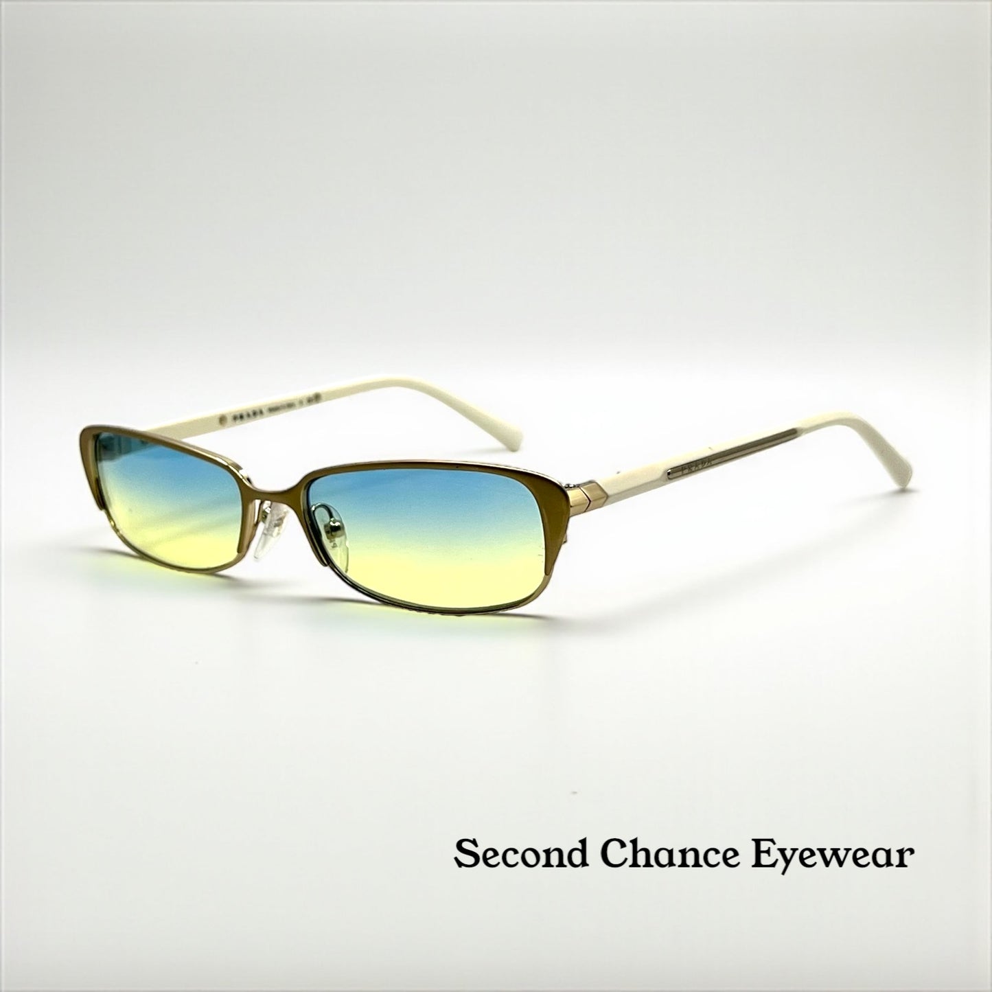 Prada Vpr 54O Deadstock Vintage Sunglasses W|New Gradient Custom Tinted Lenses