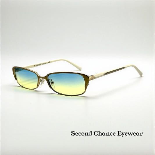 Prada Vpr 54O Deadstock Vintage Sunglasses W|New Gradient Custom Tinted Lenses