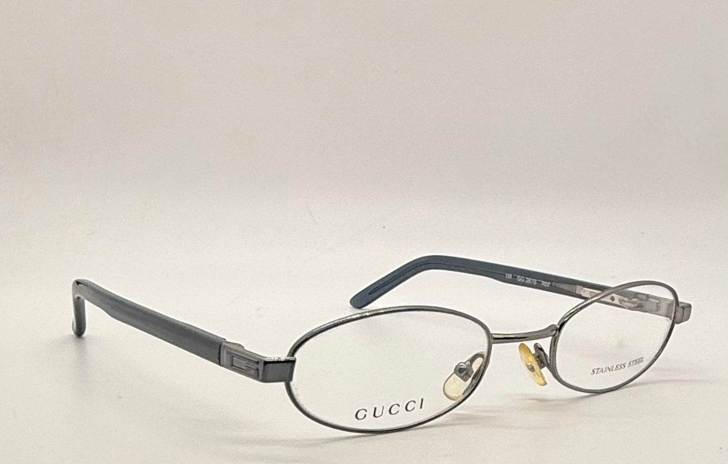 Gucci GG 2679 RV3 Stainless Steel Oval Frames-Vintage Unworn-Italy