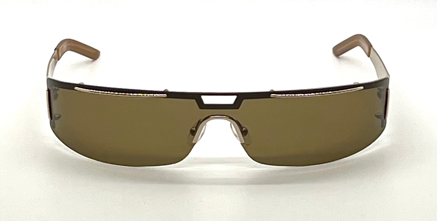 Basile BA4303 Shield Sunglasses Unworn NOS Made in Italy Y2K