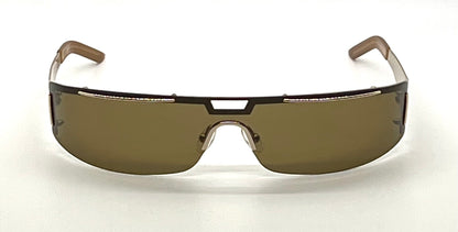 Basile BA4303 Shield Sunglasses Unworn NOS Made in Italy Y2K