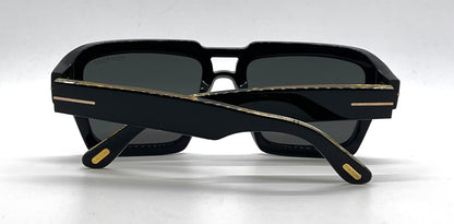Tom Ford TF1202 01A ICON Sunglasses-Zeiss Lenses – Full Kit-56mm-New/Unworn