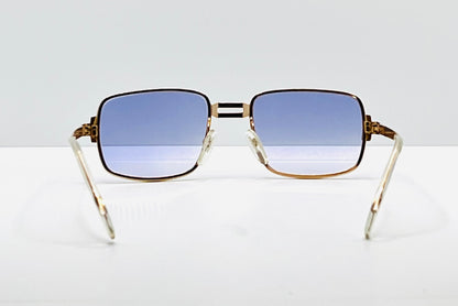 Meritad MOD.391T-Vintage Gold Frame w/New, Custom Aquaviolet Gradient Lenses-Deadstock-Germany