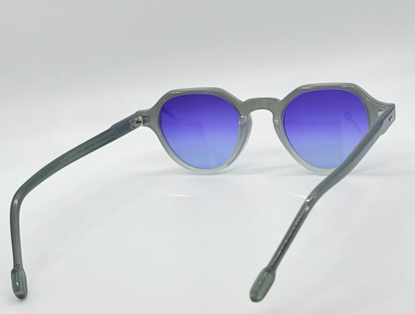 ODETTE LUNETTES STUART 4029 w/New Gradient Violet Customs Lenses-France-New / Unworn
