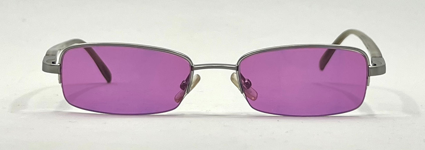 Chloé CL1105 Y2K Vintage Sunglasses w/New Solid Purple Custom Lenses-France