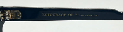 Entourage of 7 “Evander” Sunglasses w/New Solid Blue Custom Tinted Lenses-New/Unworn-Full Kit-Japan