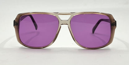 Universal Univis Bronzini-9 Vintage Sunglasses-New Purple Second Chance Custom Lenses
