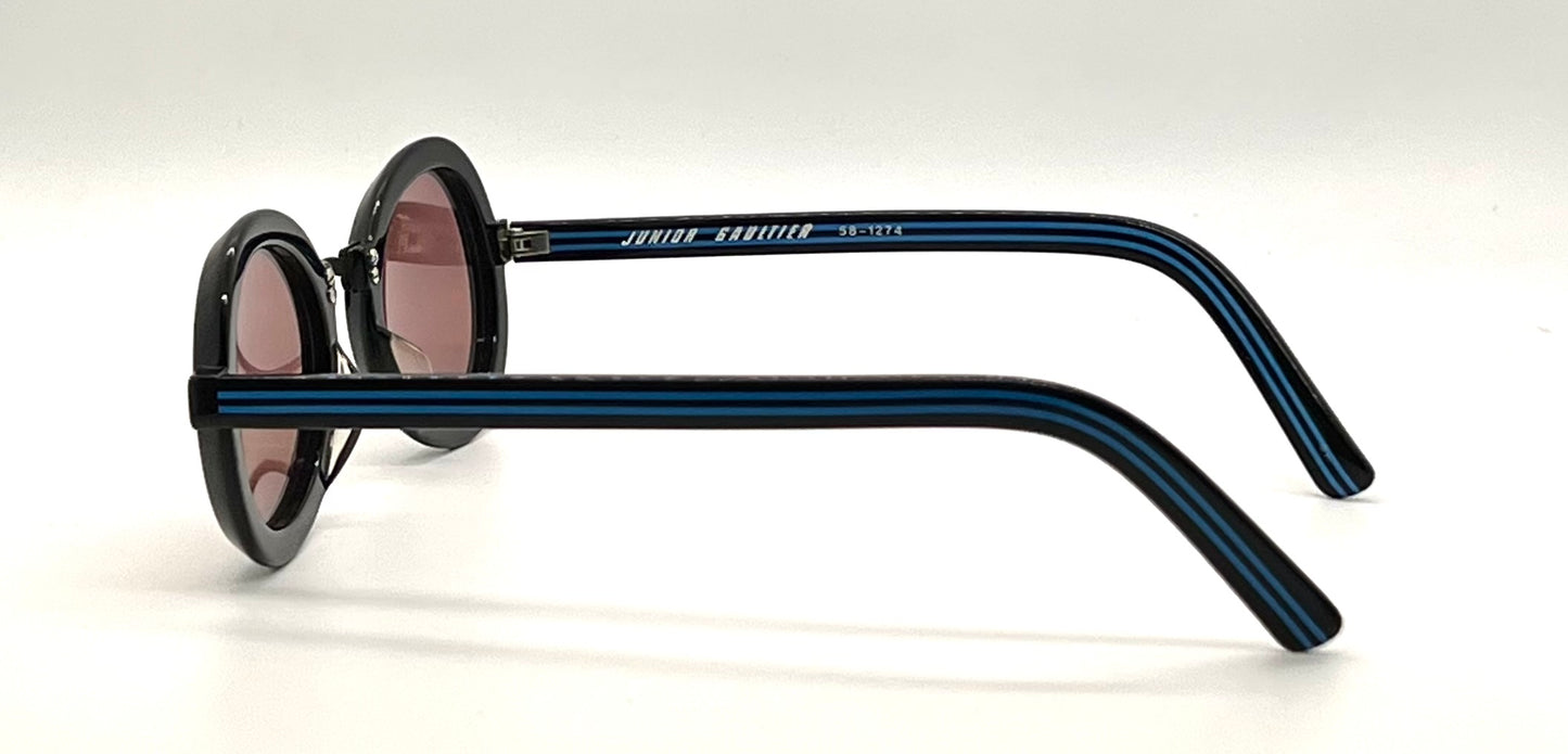Junior Gaultier 58-1274 Round VINTAGE Sunglasses Japan Deadstock