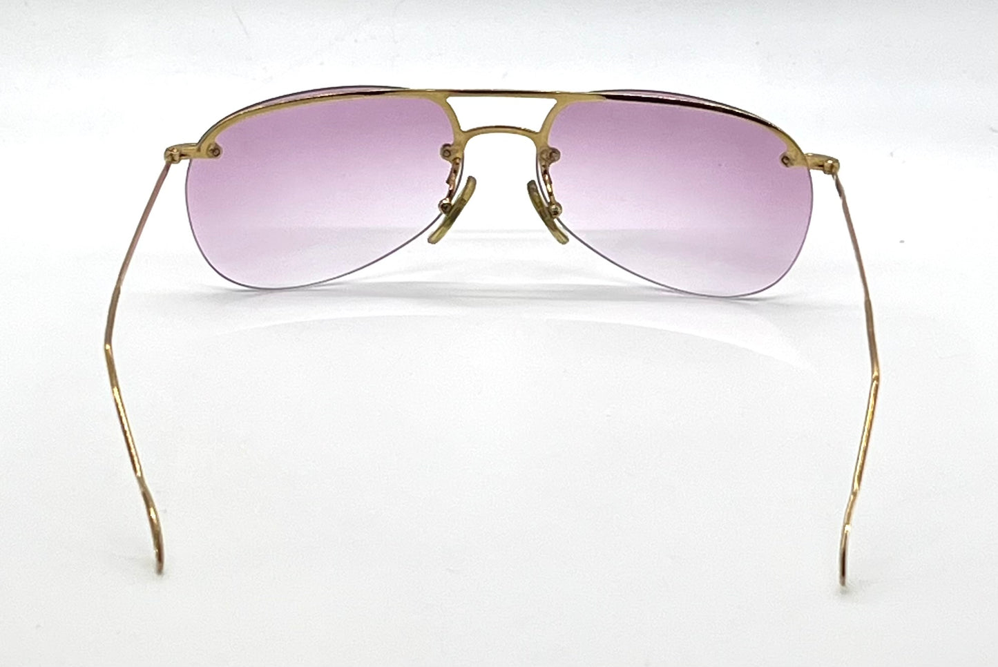 Gucci GG 1292/S VINTAGE Rimless Sunglasses w/New Lilac Gradient Custom Lenses