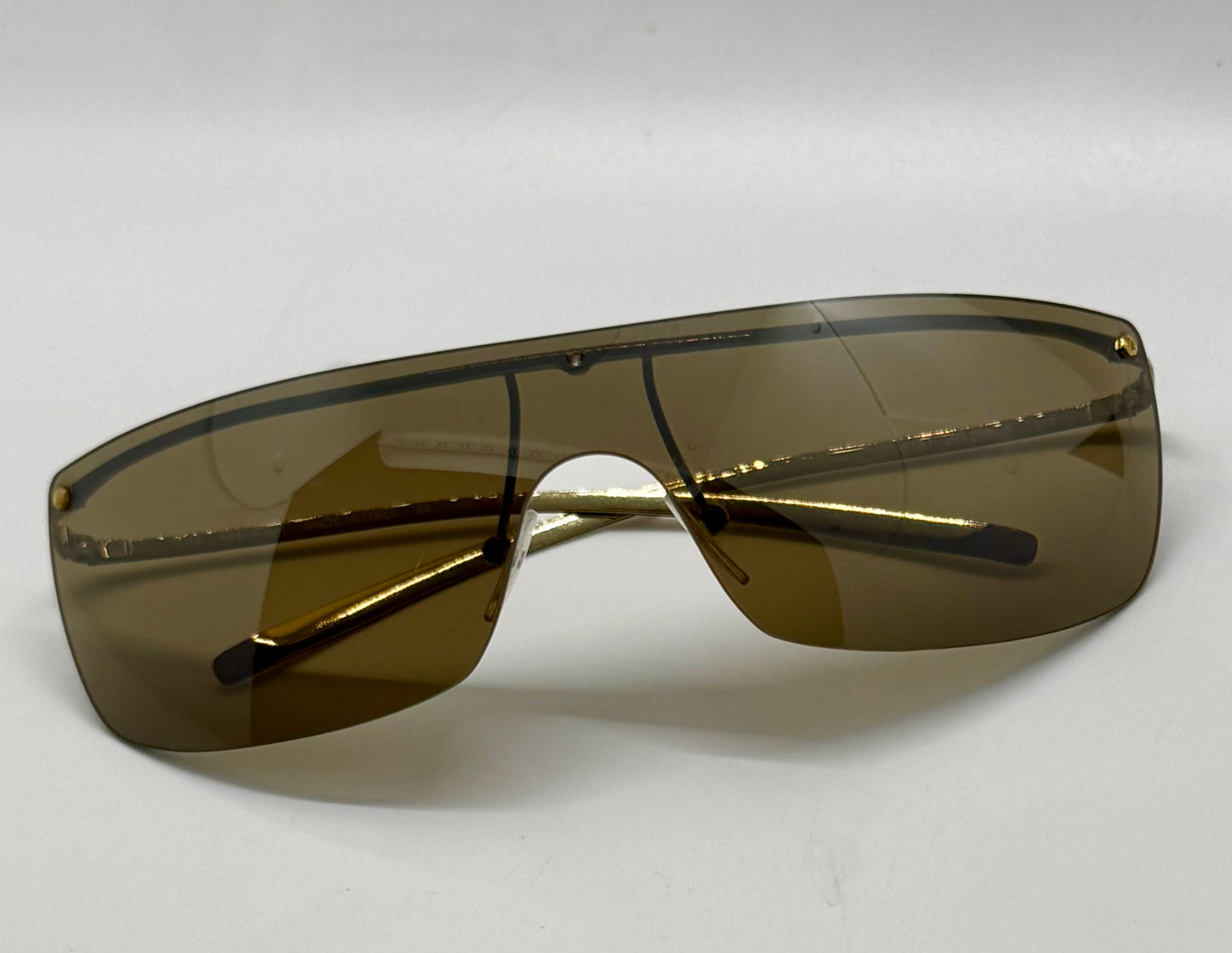 Gucci GG 2681/S 115 Rimless Shield Sunglasses Y2K Vintage/Unworn-Case
