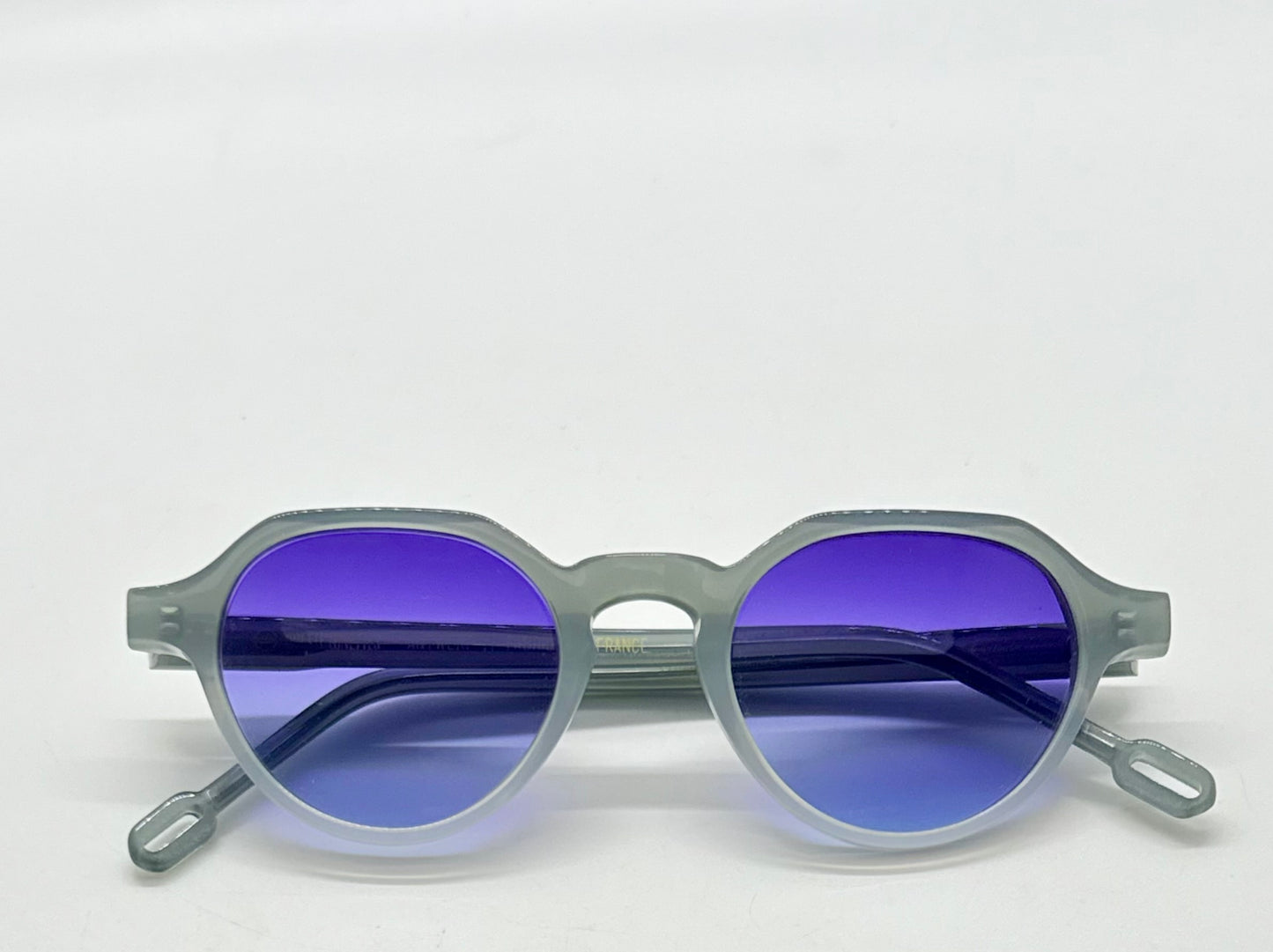 ODETTE LUNETTES STUART 4029 w/New Gradient Violet Customs Lenses-France-New / Unworn