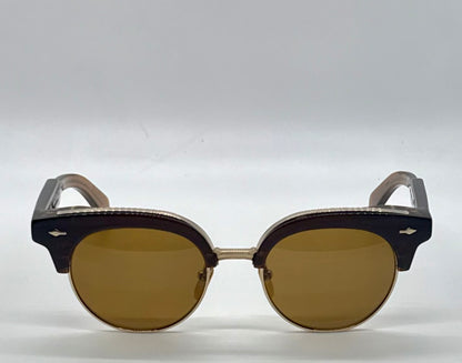 JACQUES MARIE MAGE X BEAUVOIR in COFFEE-New Solid Tobacco Custom Polarized Lenses-Ltd. 300 pcs.-FULL KIT