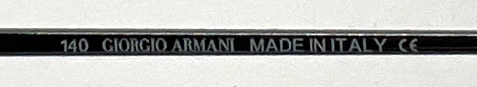 Giorgio Armani GA22 628 Vintage Sunglasses w/ Solid Blue Second Chance Custom Lenses