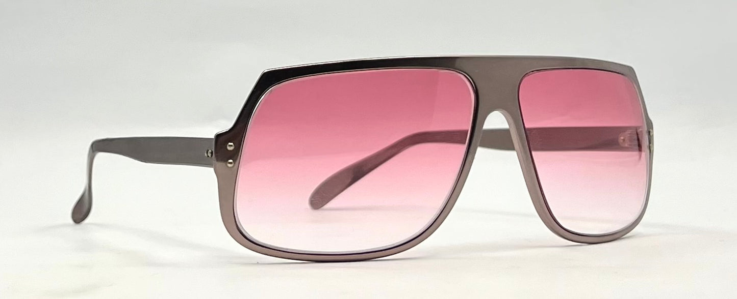 Polaroid Cool Ray 425 Vintage Sunglasses w|New Gradient Rose Tinted Lenses