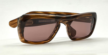 Rodenstock Exclusiv 317 Havana Vintage Sunglasses-New Rose/Brown Tinted Custom Lenses