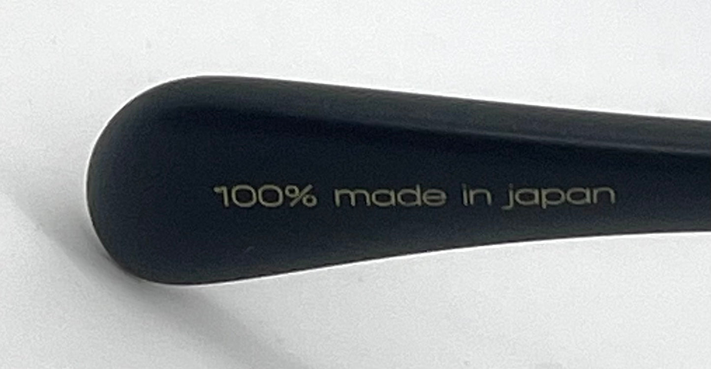 Benjamin “James” Matte Black Sunglasses | Made in Japan | Custom Gradient Lenses | Full Kit |