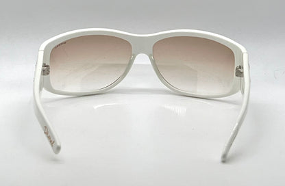 Diesel DS0046/S VINTAGE Y2K White Crystal Sunglasses-Unworn/NOS Made in Italy 64mm