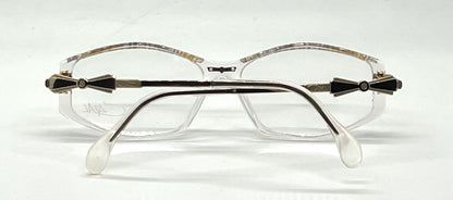 CAZAL 378 845 Crystal Eyeglasses-VINTAGE Unworn/Deadstock Made Germany-NOS