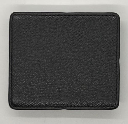 Louis Vuitton Taiga Coin Purse Black Snap VINTAGE Wallet-France