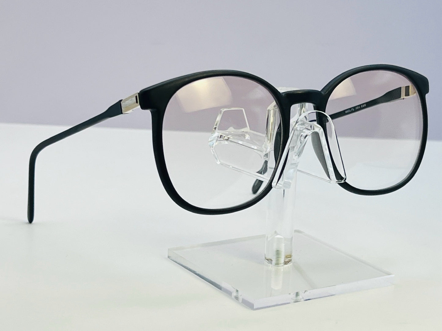 VINTAGE TURA FRAMES-Mod.326 TL EBO-NEW/OLD STOCK-MATTE BLACK Made In Japan