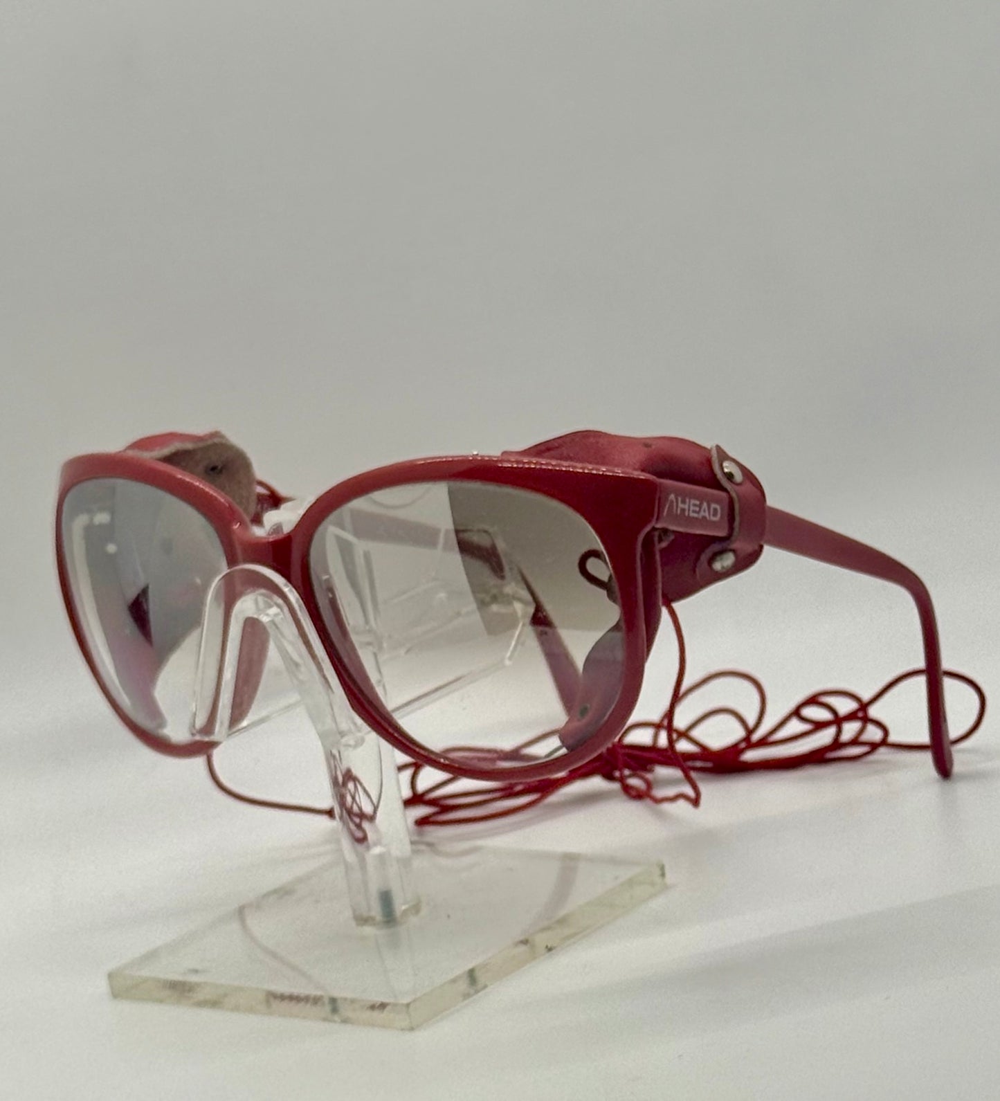 HEAD 4 PEAK Vintage Alpine Glacier Sunglasses Japan Leather Side Shields