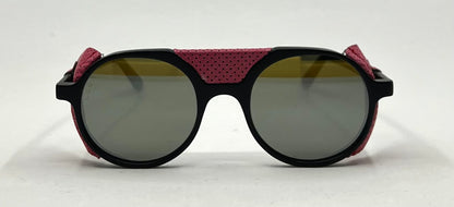 L.G.R Reunion III Glacier Sunglasses 49-22 Pink Leather Shields – Full Kit – Unworn
