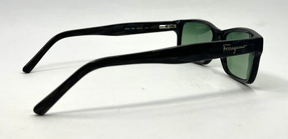 Salvatore Ferragamo 2669 593 Sunglasses w/New Solid Green Custom Lenses-53mm-Italy