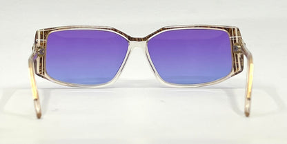 Givenchy Paris 857 Vintage Sunglasses-New Violet Gradient Custom Lenses-UNWORN