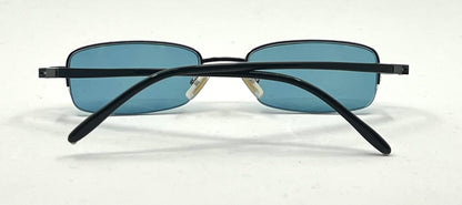 Chloé CL 1105 C01 Y2K Half-Rim Sunglasses-New Solid Aquamarine Custom Lenses
