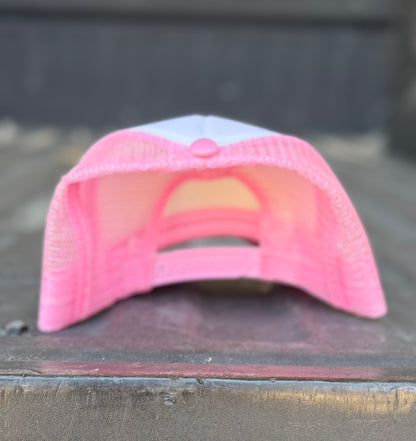 Second Chance Eyewear Trucker Hat- Black/White & Pink/White