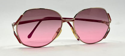 Euroline Exclusive OV55 Vintage Italian Sunglasses-New Pink Gradient Custom Lenses