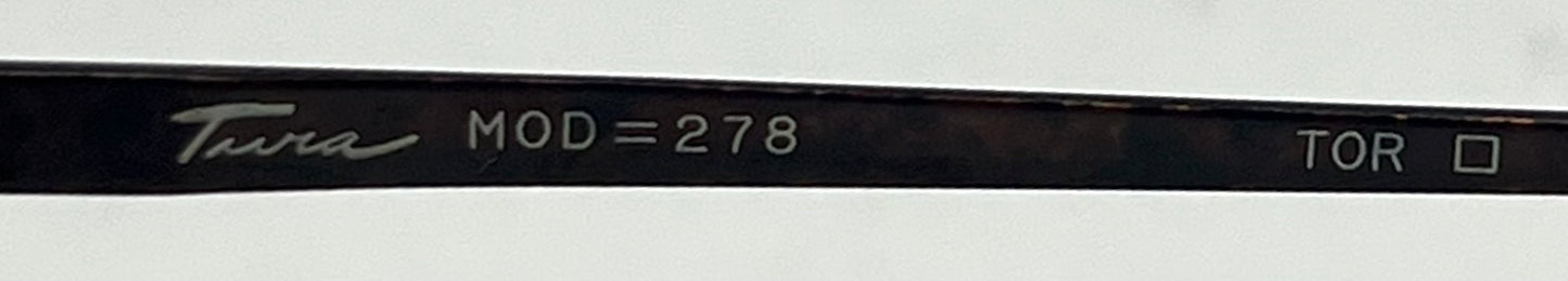 Tura MOD 278 Vintage Deadstock Japan Aviator-New Gradient Tinted Custom Lenses