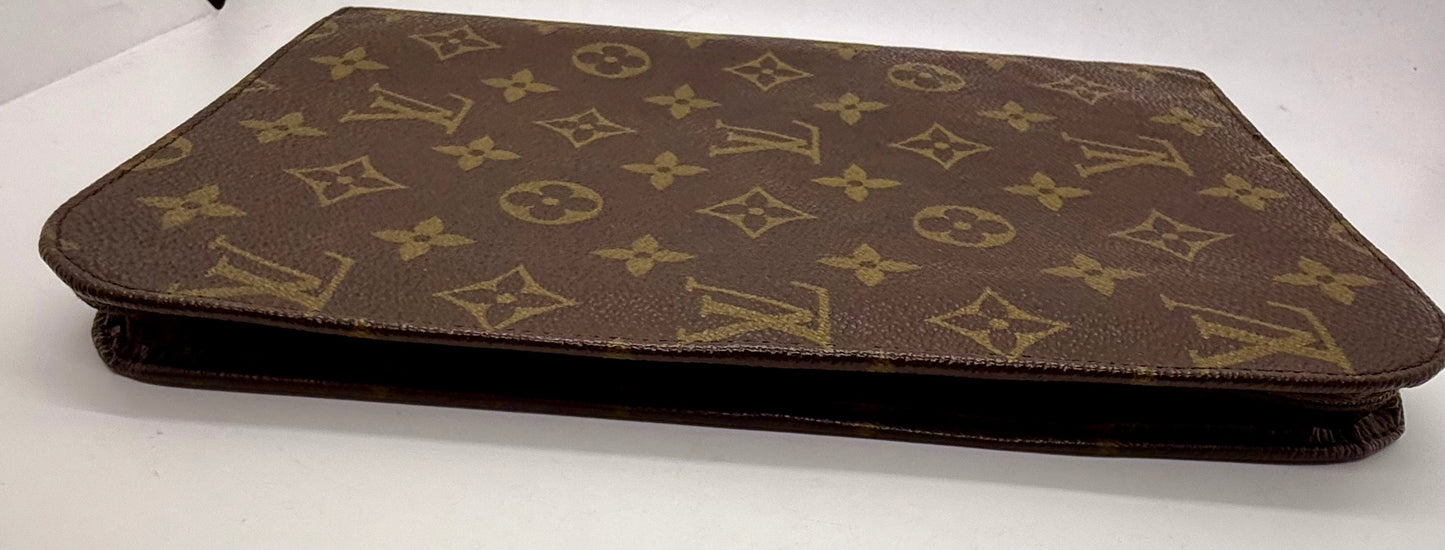 LOUIS VUITTON MONOGRAM ZIP FOLIO DOCUMENT CASE – VINTAGE