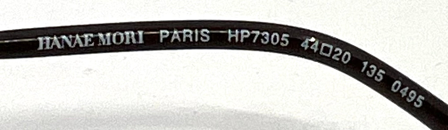 Hanae Mori Paris HP7305 Y2K Minimalist Rimless Titanium Glasses Japan Unworn