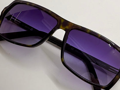 ic! Berlin “Ryoko” Screwless Sunglasses-New Purple Gradient Tinted Custom Lenses-UNWORN