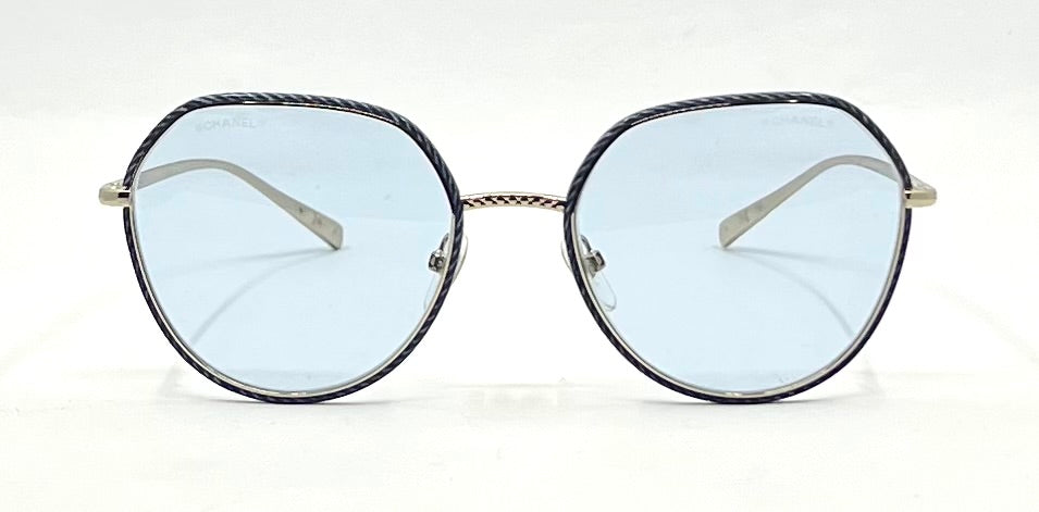 Chanel 4251-J Vintage Y2K Vintage Sunglasses-Blue Lenses – Italy