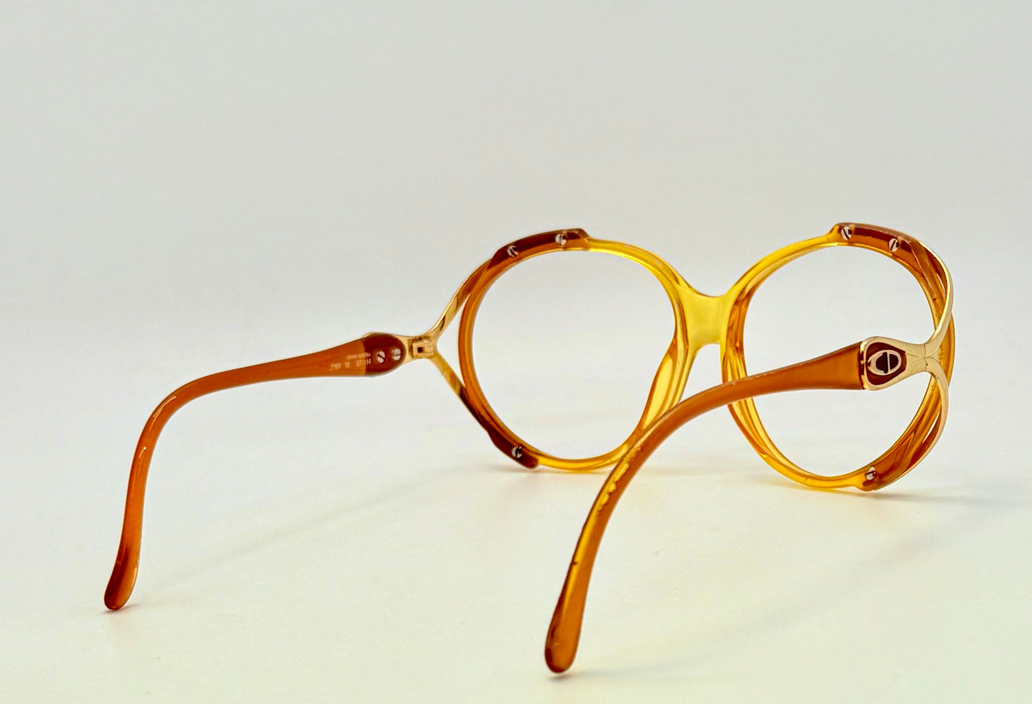 Christian Dior 2189 10 Amber Gold Vintage Deadstock Frame – Customizable or RX