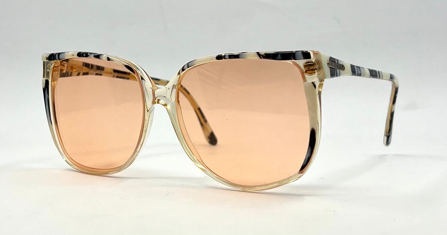 Valottica Italia 3560 VINTAGE Sunglasses-New Solid Peach Custom Lenses-Italy