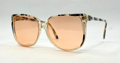 Valottica Italia 3560 VINTAGE Sunglasses-New Solid Peach Custom Lenses-Italy