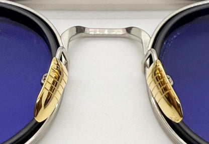 Jacques Marie Mage CASSADY in ANTIQUE JMMCD55-Titanium Aviator- Rare