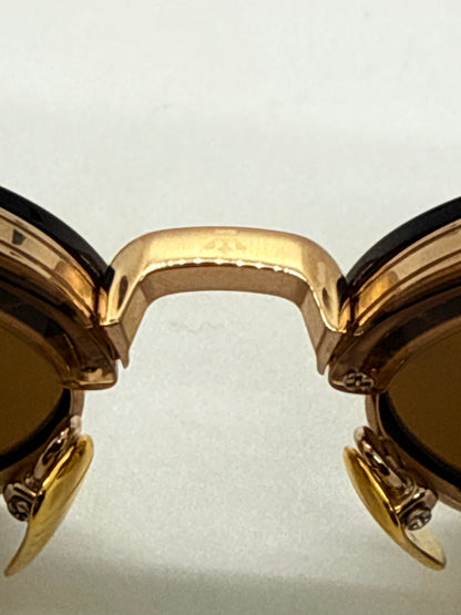 JACQUES MARIE MAGE X BEAUVOIR in COFFEE-New Solid Tobacco Custom Polarized Lenses-Ltd. 300 pcs.-FULL KIT