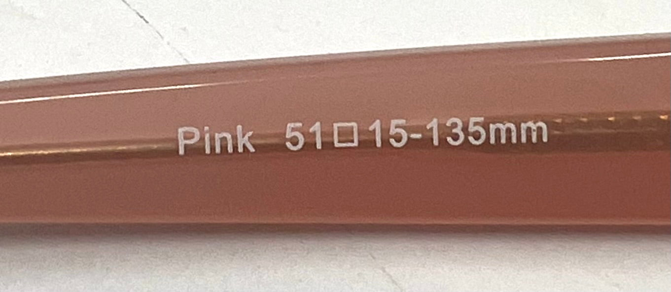 bebe Luminous Pink Optical Frames 51-15-135 Deadstock Unworn Y2K