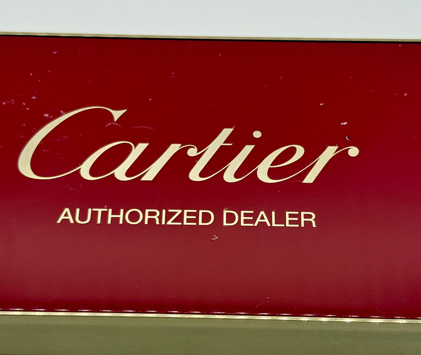 Cartier Authorized Dealer Display Signs-Set of Two-Modern Boutique Displays